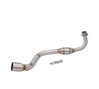 HPZPRPCEW Ligne D'échappement Complète Pour Moto Pour MSX125 2013 2014 2015 2016 2017 2018 2019 2020 Silencieux 51 Mm Raccord Avant(Style C)
