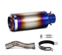 HPZPRPCEW Ligne D'échappement Sport Racing Avec Silencieux Intégré Pour CBR250RR CBR250 RR 2017 2018 2019 2020 2021 2022 2023 2024(Style F)