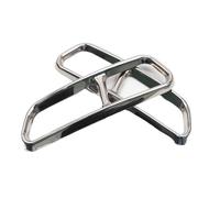 HPZPRPCEW Lot De 2 Cache-pots D'échappement Arrière En Acier Inoxydable Accessoires De Style Automobile Pour A6 A7 C7 2016 2017 2018