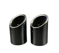 HPZPRPCEW Lot De 2 Cache-silencieux D'échappement En Acier Inoxydable Pour Pour KUGA 2013-2019 Accessoires De Décoration Automobile(NOIR)