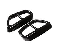 HPZPRPCEW Lot De 2 Caches D'échappement Arrière En Acier Inoxydable Noir Brillant Pour Série 5 G30 G31 2017 2018 2019 2020 2021 2022