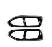 HPZPRPCEW Lot De 2 Embouts De Silencieux D'échappement En Acier Noir Brillant Pour Série 7 G11 G12 2016 2017 2018 Accessoires Modifiés(NOIR,Sport Model)