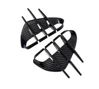 HPZPRPCEW Lot De 2 Pièces pour KIA pour Stinger 2018-2023 Spoiler Pare Chocs Avant Aileron Cache D'aération Latérale Arrière Garniture Accessoires Auto(Aspect Carbone)