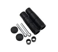 HPZPRPCEW M8 Motocyclette CNC Repose-pieds Cale-pieds Pédales Motocross Vélo Scooter Moto Tout-terrain ATV Accessoires Universels(NOIR)