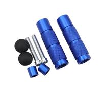 HPZPRPCEW M8 Motocyclette CNC Repose-pieds Cale-pieds Pédales Motocross Vélo Scooter Moto Tout-terrain ATV Accessoires Universels(Bleu)