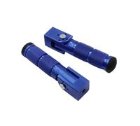 HPZPRPCEW Modification Pédale Repos Arrière Motocyclette Alliage D'Aluminium Pliante Repose-Pieds Pour Véhicule Tout Terrain Vélo Universel(Bleu)
