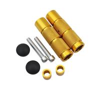 HPZPRPCEW Moto Quad M8 CNC Repose-pieds Repose-pieds Pédales Pour Motocross Bike Scooter Dirt Bike Universel(Or)