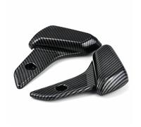 HPZPRPCEW Motocyclette Plastique Passager Arrière Coussin De Pied Marchepied Repose-pieds Couverture Pour VESPA Pour SRPINT Pour PRIMAVERA 150(Carbone)