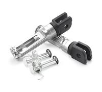 HPZPRPCEW Pédale Avant Pour Pilote Repose Pieds Arrière Passager Pour YAMAHA MT-09 MT07 Pour Tracer XSR 700 900 FZ1 FZ6 FZ8 YZF R3 MT03 MT25 MT-10(Argent,Front Pedal)