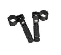 HPZPRPCEW Pédales Pliantes CNC À 90 Degrés Alliage D'Aluminium Pédale 8mm Pièces Moto Repose-Pieds Arrière De Moto Repose-Pieds(NOIR)