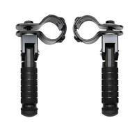 HPZPRPCEW Pièce moto en aluminium CNC 8mm Pédales universelles Repose-pieds pliés Pour Motos Cyclomoteurs Karts Scooters(NOIR)