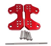 HPZPRPCEW Pieds De Béquille Arrière Réglables Pour YAMAHA YZF R3 R25 MT25 MT 25 03 MT03 Supports De Montage De Cale-pied Pièces Moto Accessoires Moto(ROUGE)