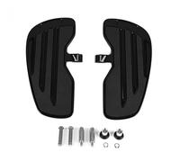 HPZPRPCEW Plancher Pied Avant Arrière Repose Pied Pédale Large Pour Indian Pour Scout Pour Sixty Pour Rogue Pour Twenty Pour Bobber(NOIR,Driver)