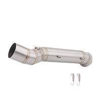 HPZPRPCEW Pot D'échappement Intermédiaire En Acier Inoxydable Pour Moto Pour CFMOTO 800MT 2021 2022 Accessoires De Modification(ModèleA)