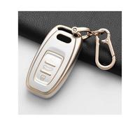 HPZPRPCEW pour A1 A3 A4 A5 A6 A7 A8 Q3 Q5 Q7 S4 S5 S6 S7 S8 R8 TT Porte-Clé Accessoires Coque D'Étui De Clé Voiture(Or,Style 2)