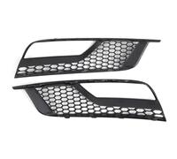 HPZPRPCEW Pour A3 8V Berline 2012-2016 Pare-chocs Avant Antibrouillard Grille Couverture Gauche+Droite Accessoires 2 Pièces Noir ABS 8V5807681A 8V5807682A