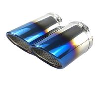 HPZPRPCEW Pour A6 C6 4F Q7 4L 2005-2011 Accessoires De Silencieux D'échappement En Acier Inoxydable Cache-tuyau Réaménagement Extérieur(Bleu)