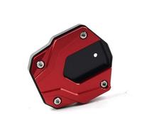 HPZPRPCEW pour B&MW C400GT C400X C400 C 400 X GT C 400X 400GT Plaque De Support D'extension De Béquille Latérale De Pied De Béquille De Moto(Rouge)