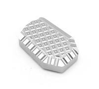 HPZPRPCEW Pour Benelli 502C Extendeur Patin Frein Arrière Accessoire Moto CNC Alliage Aluminium Prolongateur Pédale Frein Pied Repose-pied(Gris argenté)