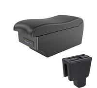 HPZPRPCEW Pour BR-V Boîte D'accoudoir Pour BRV Boîte D'accoudoir Auto Boîte De Rangement Centrale Pièces Intérieur Retrofit Accessoires Auto(A2 Black line7 USB)