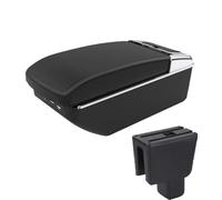 HPZPRPCEW Pour BRV Boîte À Accoudoir Boîte De Rangement Central Porte-gobelet Accessoires Auto De Retouche(A2 Black line7 USB)