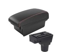 HPZPRPCEW Pour C&hevrolet Pour Aveo II 2011 2012 2013 2014 2015 2016-2020 Boîte D'accoudoir Auto Modification Des Détails Intérieurs(A1 Noir rouge SANS USB)