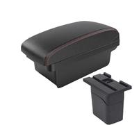 HPZPRPCEW Pour C&hevrolet Pour Cruze Boîte D'accoudoir Pour Voiture Boîte De Rangement Pièces De Rechange Détails Intérieurs Accessoires Auto(A1 Noir rouge SANS USB)
