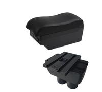 HPZPRPCEW Pour Caddy Boîtier Bras De Confort Console Centrale Repos De Coude Boîte De Rangement Avec Ports USB Porte-Gobelet(C black line 7USB)