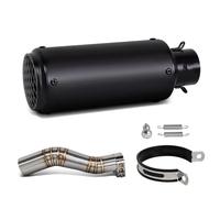 HPZPRPCEW Pour CBR250RR CBR250 RR 2017 2018 2019 2020 2021 2022 2023 2024 Ligne D'échappement Sport Racing Avec Silencieux Intégré(Style H)