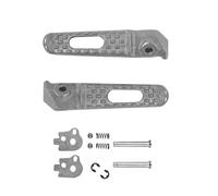 HPZPRPCEW Pour CBR600RR 2003-2006 Pour CBR1000RR 2004 2005 2006 2007 2008 2009 2010 2011 2012 2013 2014 Repose-pieds Avant/arrière De Moto(BLANC,Arrière)