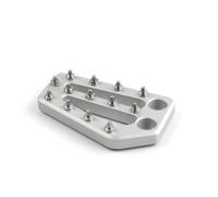 HPZPRPCEW Pour CFMOTO 800MT MT800 MT 800 MT Repos-pied arrière de moto Prolongateur de pédale de frein Agrandisseur Extension Plaque de repose-pied Accessoires(Argent)