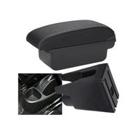 HPZPRPCEW Pour Citroën C1 Boîte D'accoudoir Auto Accessoires Auto Armrest Boîte De Rangement Accoudoir Central Intérieur(C3 Noir blanc SANS USB)
