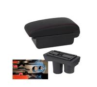 HPZPRPCEW Pour Citroën C2 C3 Boîte À Accoudoir Boîte De Rangement Pièces Intérieures Pièces Retrofit Accessoires Auto(B1 ligne rouge 3USB)