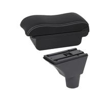 HPZPRPCEW Pour Citroen C3 C4 Boîte D'accoudoir Pour Citroen C3 C4 Boîte D'accoudoir Auto Boîte De Rangement Pièces De Retrofit Intérieur(A3 Black white NO USB)