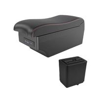 HPZPRPCEW Pour Citroën Pour Berlingo Accoudoir De Voiture Boîte De Rangement Accessoires Auto Interface De Chargement USB(A1 Noir rouge 7USB)