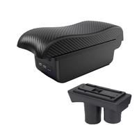 HPZPRPCEW Pour Citroen Pour C-Élysée Boîte D'accoudoir Boîte De Rangement Intérieur Fournitures Auto Modifiées Avec Détails USB(B2 ligne noire 3USB)