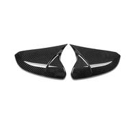 HPZPRPCEW Pour Civic 10e Génération 2016 2017 2018 2019 2020 Couverture De Rétroviseur Latéral Capot D'Aile Porte Extérieure Coque Garniture Fibre Carbone(Carbone)