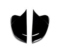 HPZPRPCEW Pour Civic 2016-2019 Couvre-Rétroviseur Coiffe De Miroir Forme Corne ABS Noir Brillant Latéral Coques(NOIR)