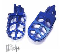 HPZPRPCEW Pour CRF250L CRF300L CRF1000L CRF1100L CR125 CR250 CRF 250 X 300 L 450 150R Repose-pieds de Moto Pédales(Bleu)