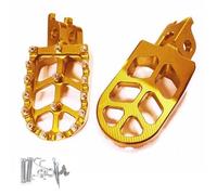 HPZPRPCEW Pour CRF250L CRF300L CRF1000L CRF1100L CR125 CR250 CRF 250 X 300 L 450 150R Repose-pieds de Moto Pédales(Jaune)