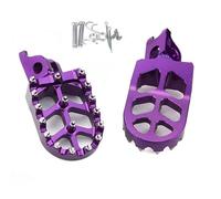 HPZPRPCEW Pour CRF250L CRF300L CRF1000L CRF1100L CR125 CR250 CRF 250 X 300 L 450 150R Repose-pieds de Moto Pédales(Violet)