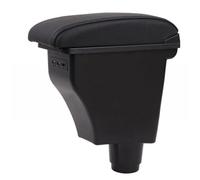 HPZPRPCEW Pour Dacia Pour Sandero Central Contenu Du Magasin Boîte De Rangement Pour Dacia Pour Stepway Boîte D'accoudoir Avec Interface USB(Ligne noire noire)
