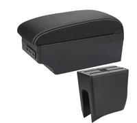 HPZPRPCEW Pour Dacia Pour Spring Boîte D'accoudoir Pour R&enault K-ZE Boîte D'accoudoir Auto Rangement Central(A3 Noir blanc 7USB)