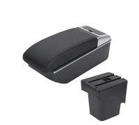 HPZPRPCEW Pour F&ord Pour Focus 2 Boîte D'accoudoir Pour Focus 2 Mk2 Boîte D'accoudoir Intérieure Pour Voiture Pièces Intérieures Boîte De Rangement(Ligne noire noire)