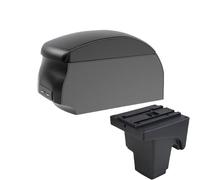 HPZPRPCEW Pour F&ord Pour FOCUS 3 Boîte D'accoudoir Pour F&ord Pour Focus III MK3 Boîte De Rangement D'accoudoir Auto Accessoires Auto Intérieurs(A2 Black single)
