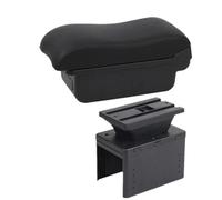 HPZPRPCEW Pour Fiat Pour Grande Pour Punto Boîte D'accoudoir Pour Fiat Pour Punto Boîte D'accoudoir De Voiture Boîte De Rangement Centrale(Ligne noire A2 Pas d'USB)