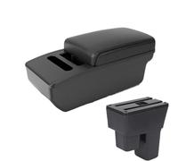 HPZPRPCEW Pour Fit Pour Jazz 2 2008 2009 2010 2011 2012 2013 2014 Boîte D'accoudoir Auto Boîtier De Rangement Bras(A2 Black Tissue Box)