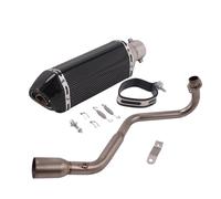 HPZPRPCEW Pour GROM MSX125 MSX-125 MSX 125 SF 2013 2014 2015-2020 2021 Ligne D'échappement Avant Avec Silencieux DB Killer Pour Moto(Style m)