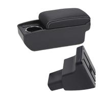 HPZPRPCEW Pour Hyundai I10 Boîte Accoudoir Central De Voiture Boîte De Rangement Intérieur Pièces De Rechange Accessoire Auto(B3 Noir blanc 6USB)
