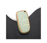 HPZPRPCEW pour Jeep pour Renegade pour Grand pour Cherokee pour Dodge pour Journey pour Charger pour Challenger Coque Étui Clé Voiture TPU(Vert)